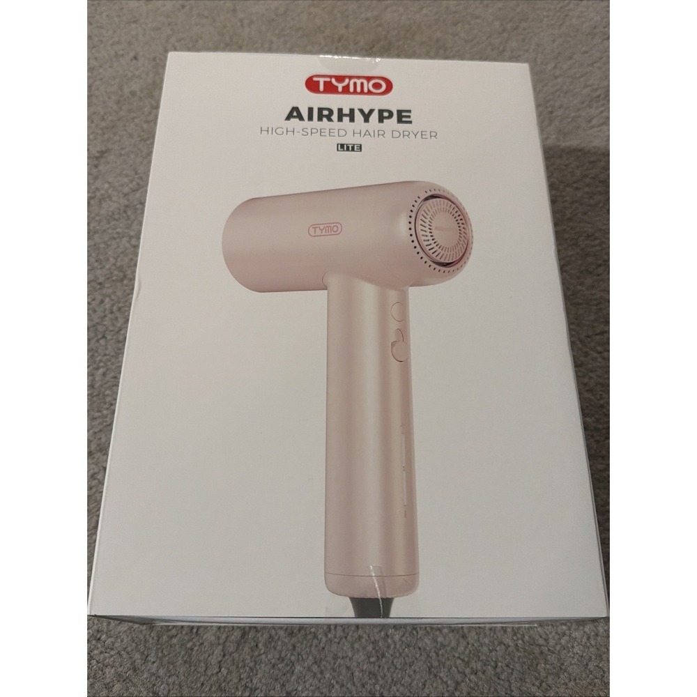 TYMO Airhype Lite High Speed Hair Dryer + Nozzle - Champagne Pink